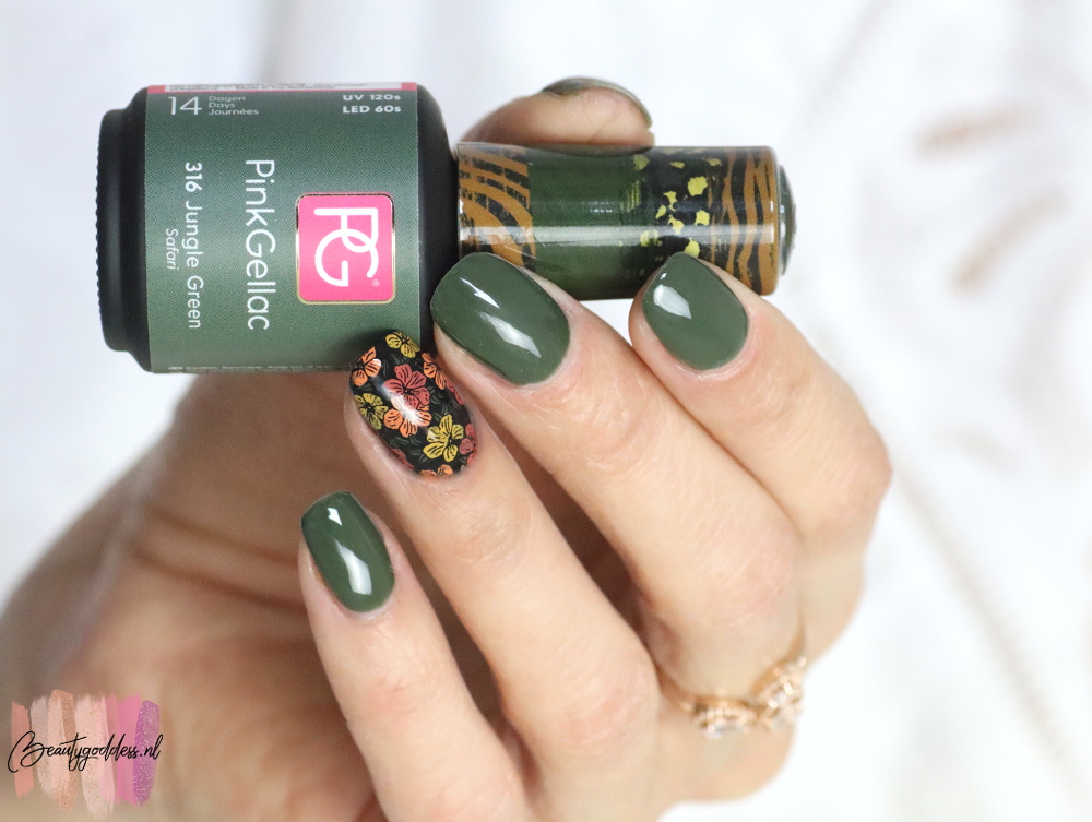 Pink Gellac Jungle Green