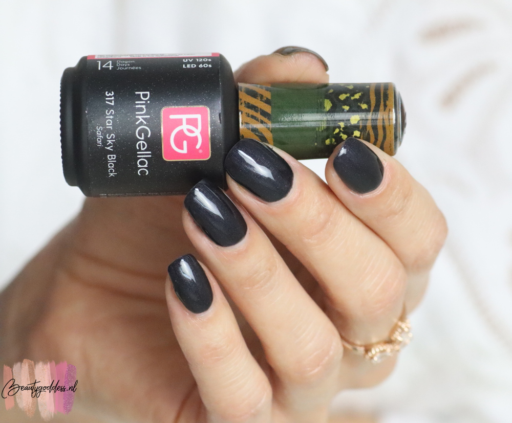 Pink Gellac Star Sky Black