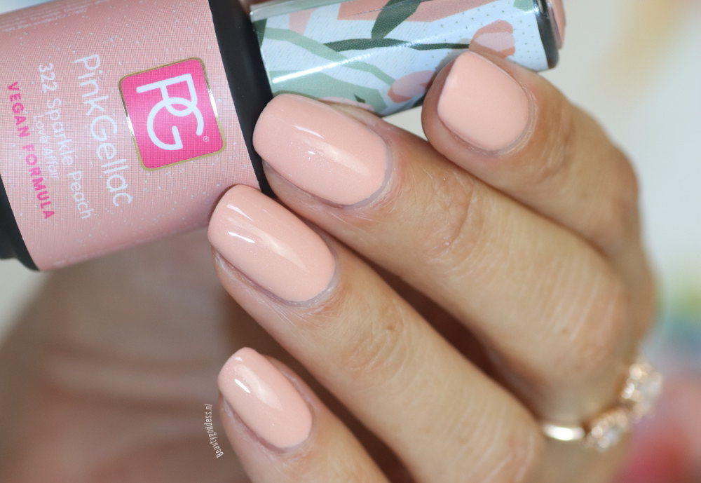 Pink Gellac Sparkle Peach