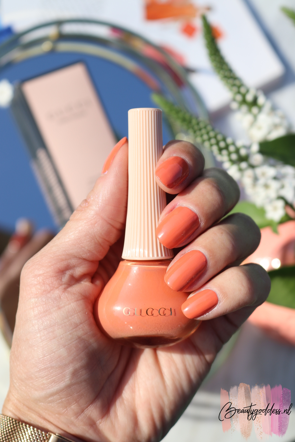 Gucci Peggy Sunburn nailpolish summer 2021