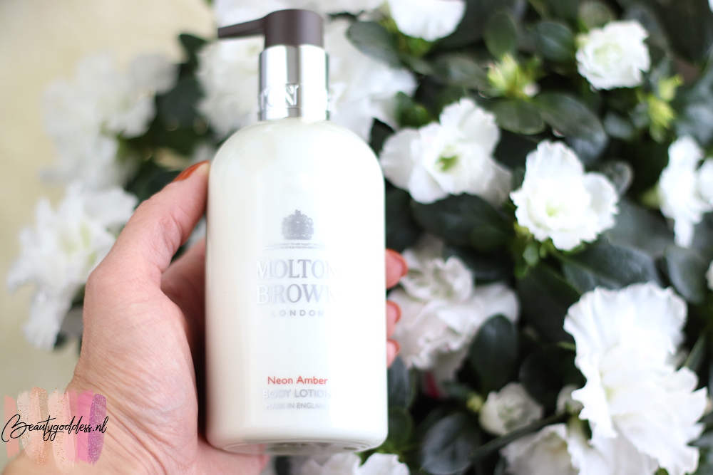 Molton Brown Neon Amber body lotion