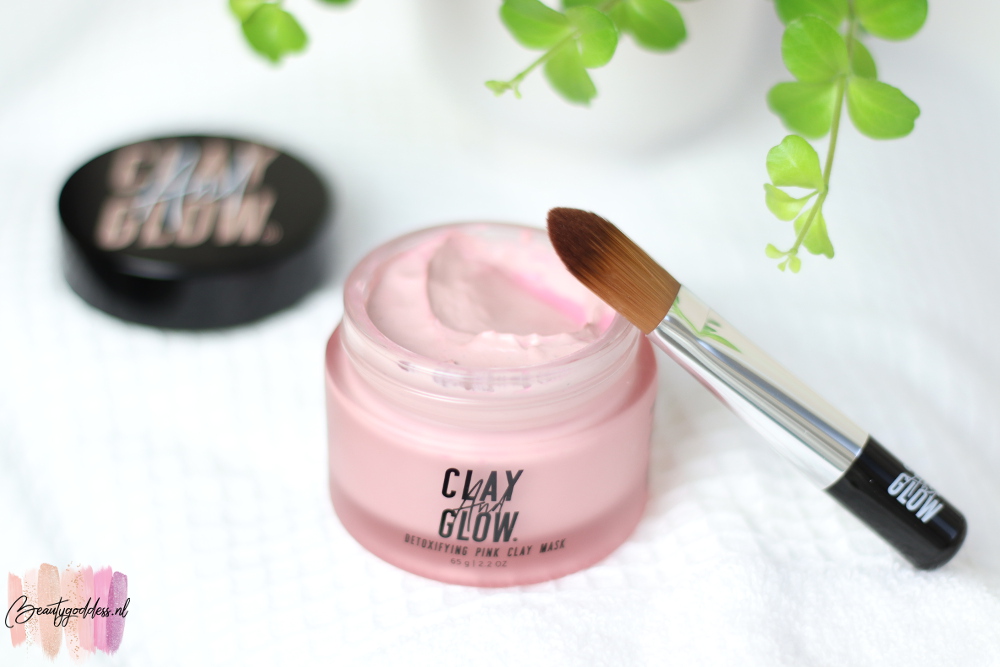 Clay and Glow roze kleimasker