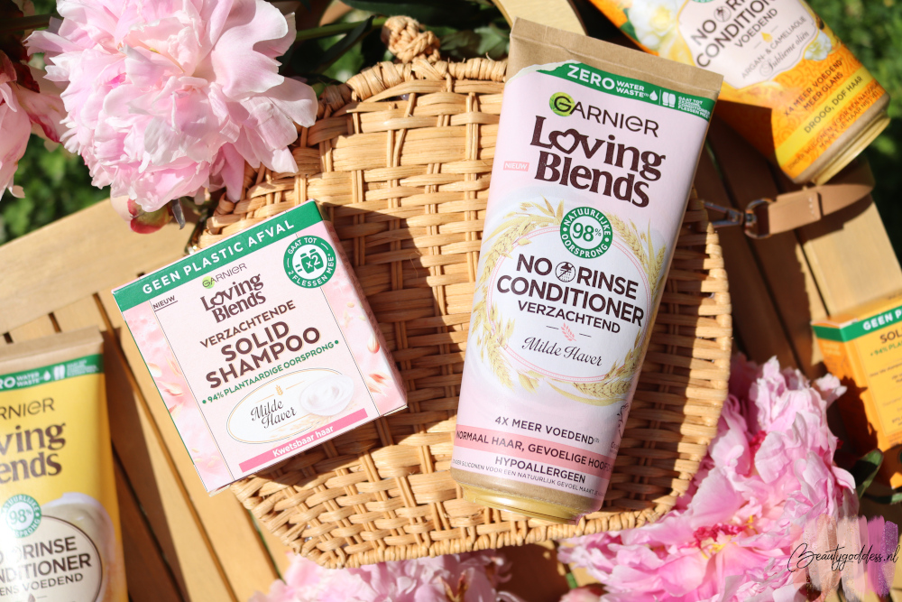 Garnier no rinse loving blends conditioner milde haver