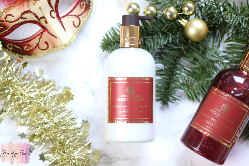 Molton Brown Merry Berries & Mimosa body lotion