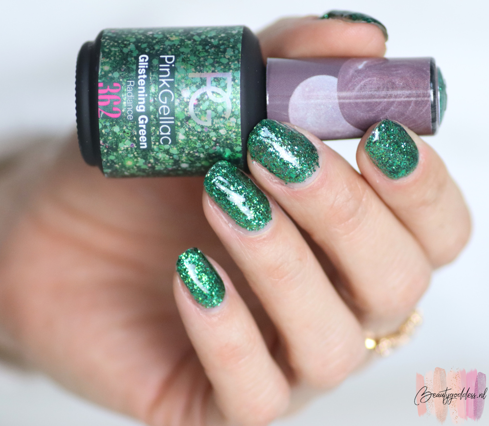 Pink Gellac Glistering Green