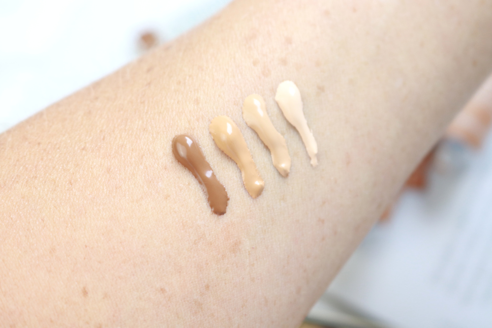 The body shop second skin tint swatches