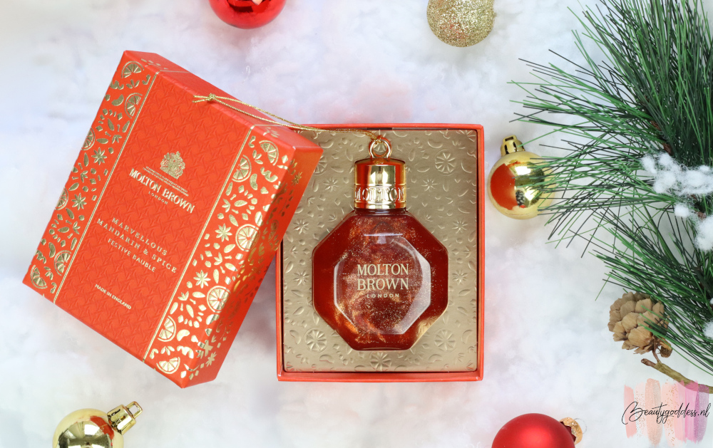 Molton Brown Marvellous Mandarin & Spice festive bauble