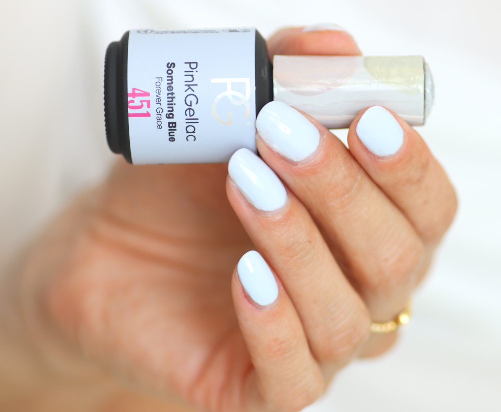 Pink Gellac Something Blue